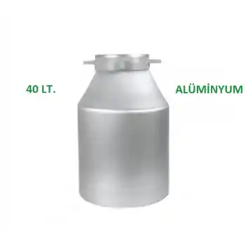 40 lt. Alüminyum Güğüm (Kapaksız) - Süt Sağım Makinesi