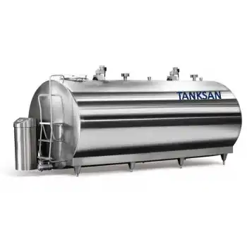 Tanksan 3000 Lt Dijital Kantarlı Paslanmaz Süt Soğutma Tankı