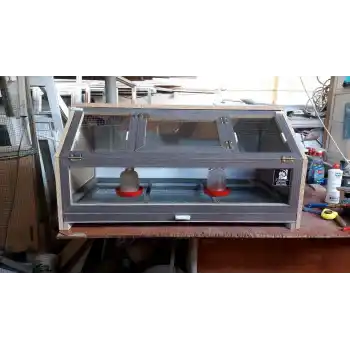 Yeni Model Üstten Kapaklı Civciv Büyütme Kafesi 100*50*40- Sunta