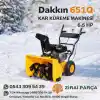 Dakkın 651Q Kar Küreme Makinesi 6.5 HP