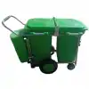 Çöp Toplama Arabası Çiftli 180 LT – 2 Kovalı