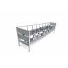 Küçükbaş Destekli Model 20li Çiftli Yemlik Kilit Sistemi (Galvaniz – 10 × 2) – 3.60 Metre