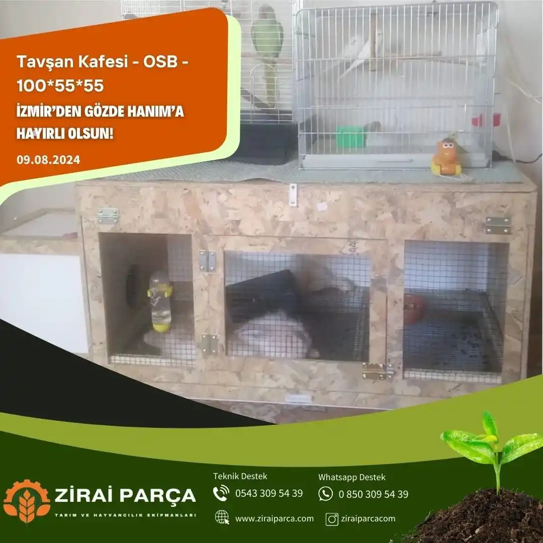 İzmir - Gözde Hanım - OSB Tavşan Kafesi