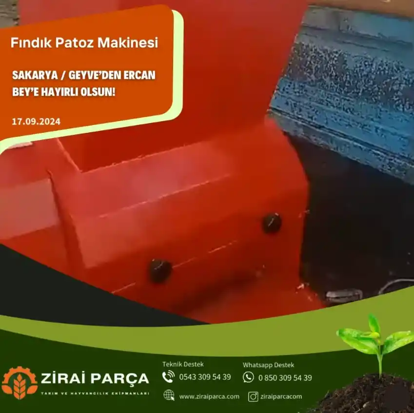 Sakarya / Geyve - Ercan Bey - Fındık Patoz Makinesi