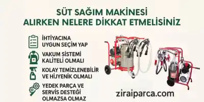 Süt Sağım Makinesi Alırken Nelere Dikkat Etmeli? Hangi Markayı Tercih Etmeliyim?