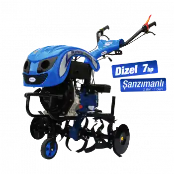 Bartech 300D Dizel Marşlı/İpli Çapalama Makinesi 7 HP