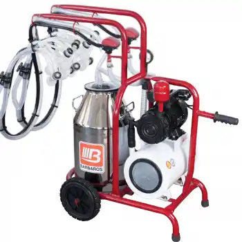 Universal Kuru Pompa Koyun Dörtlü Süt Sağma Makinesi 40 Litre