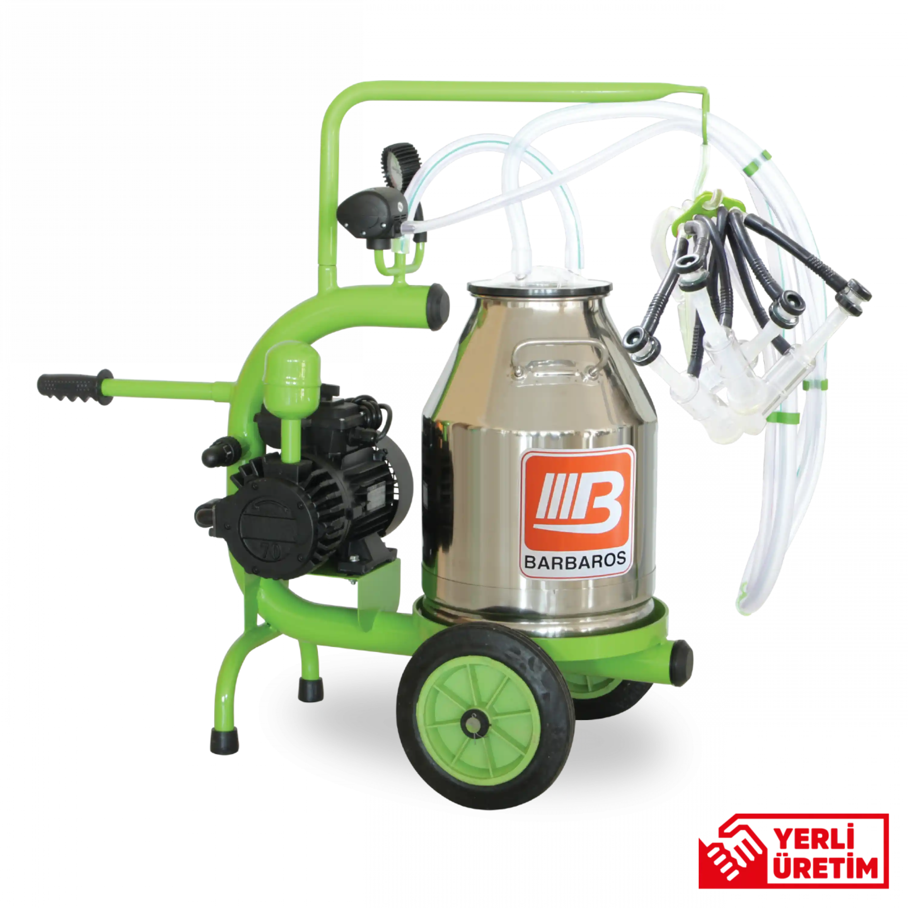 C30 Model Keçi Çift Süt Sağım Makinesi 30 Litre