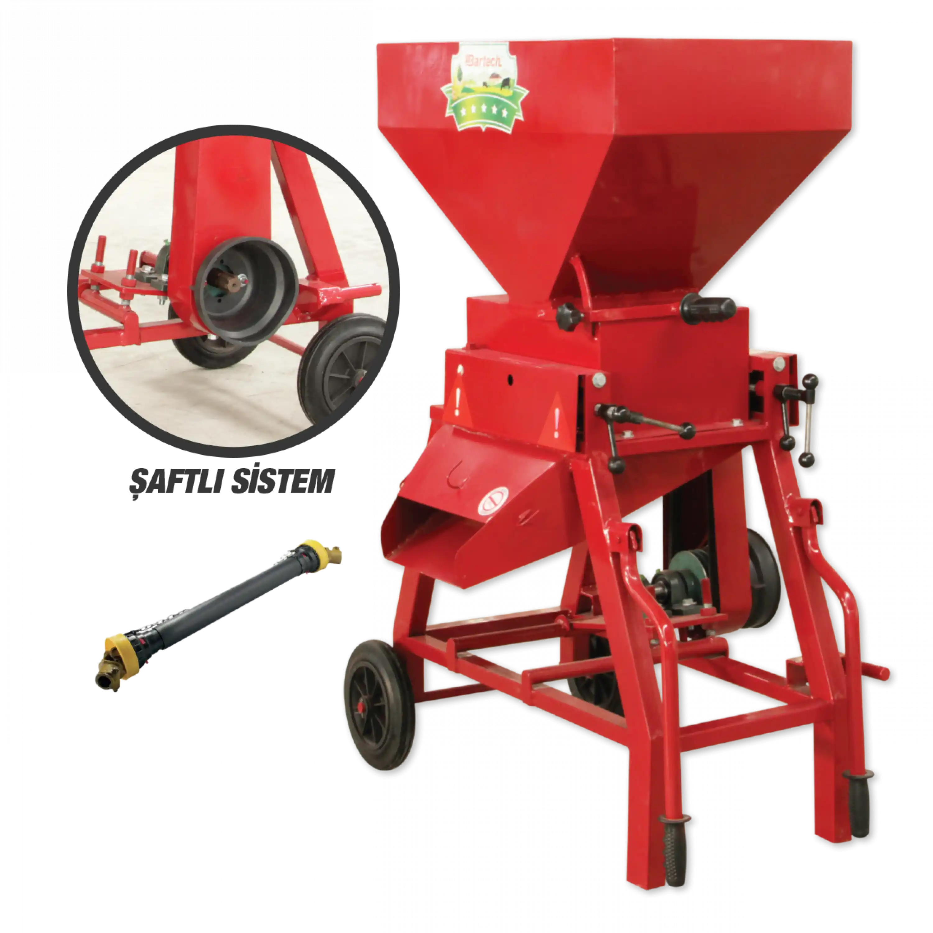 Şaftlı Sistem Yem Ezme Makinesi