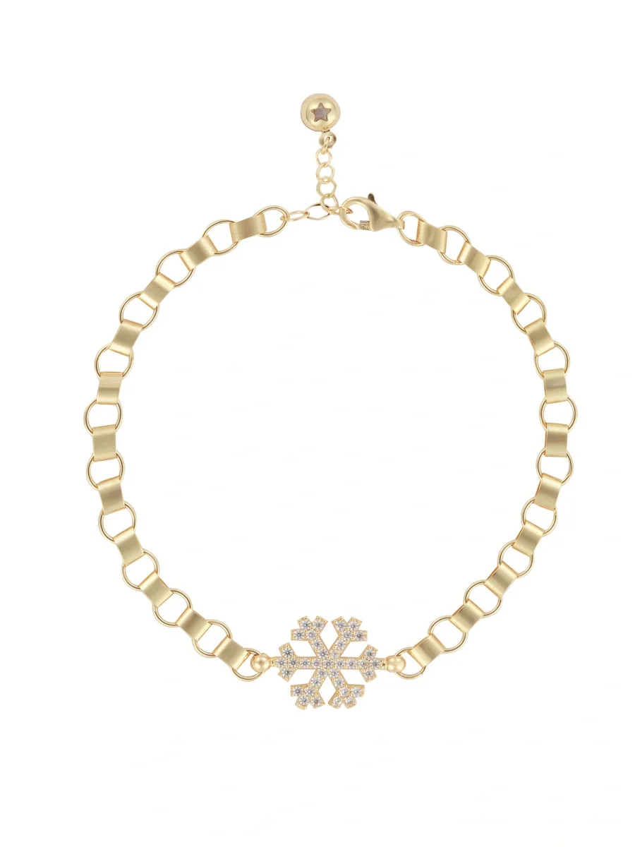 Taşlı Kar Tanesi Bileklik