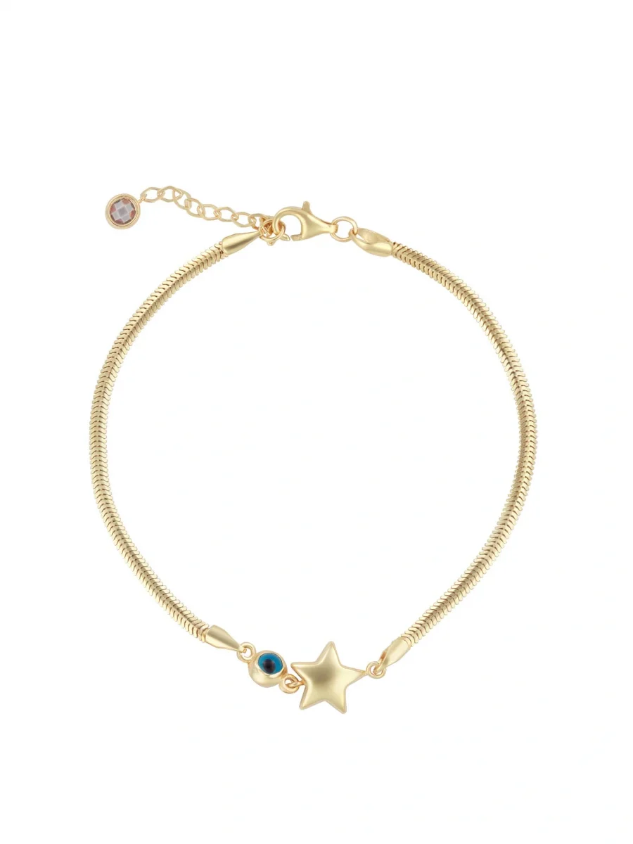 Balık Sırtı Yıldız Bileklik