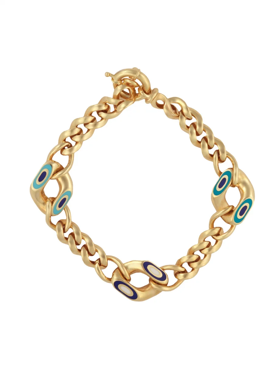 Mineli Altın Bileklik