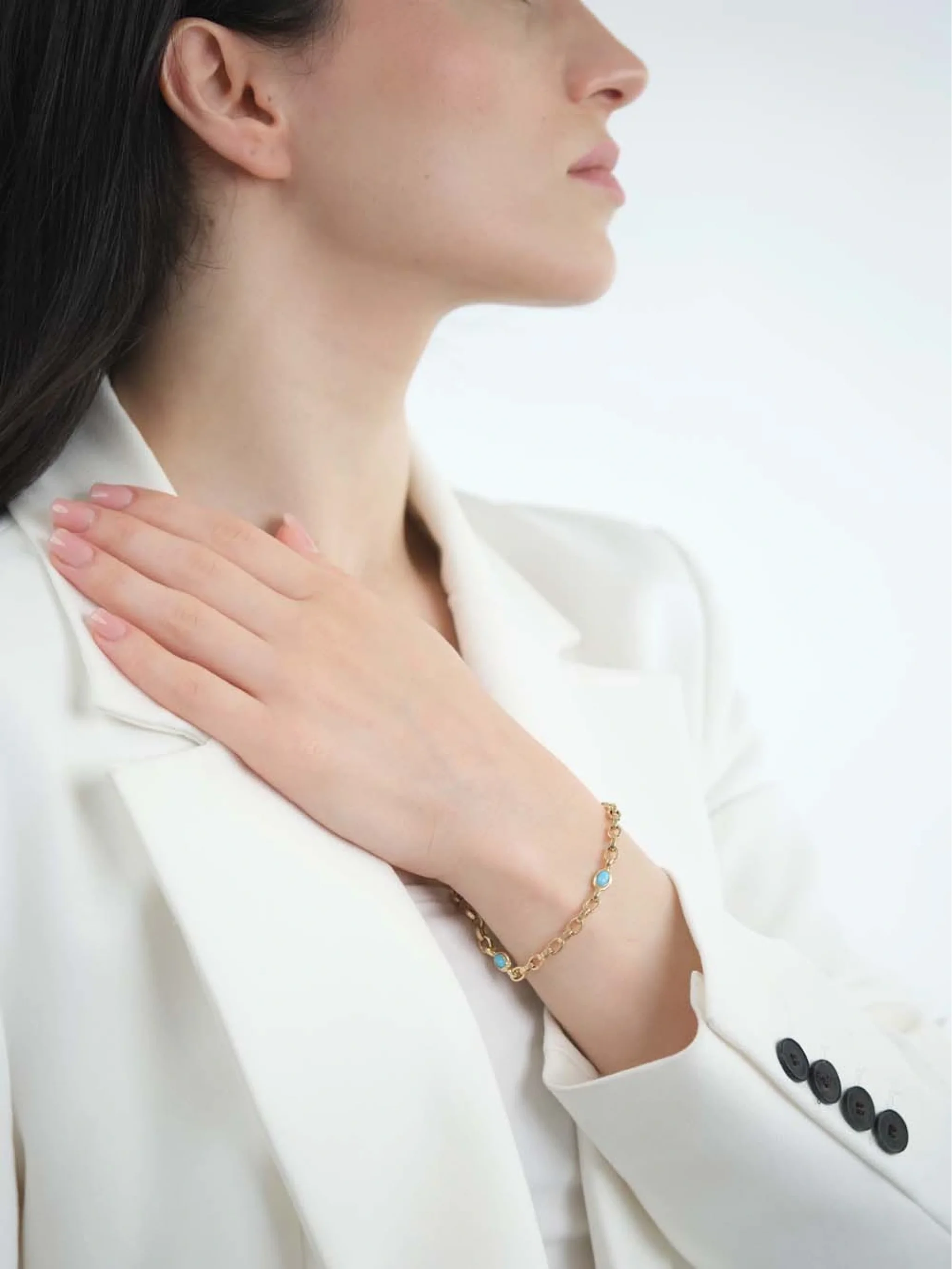 Firuze Taşlı Bileklik