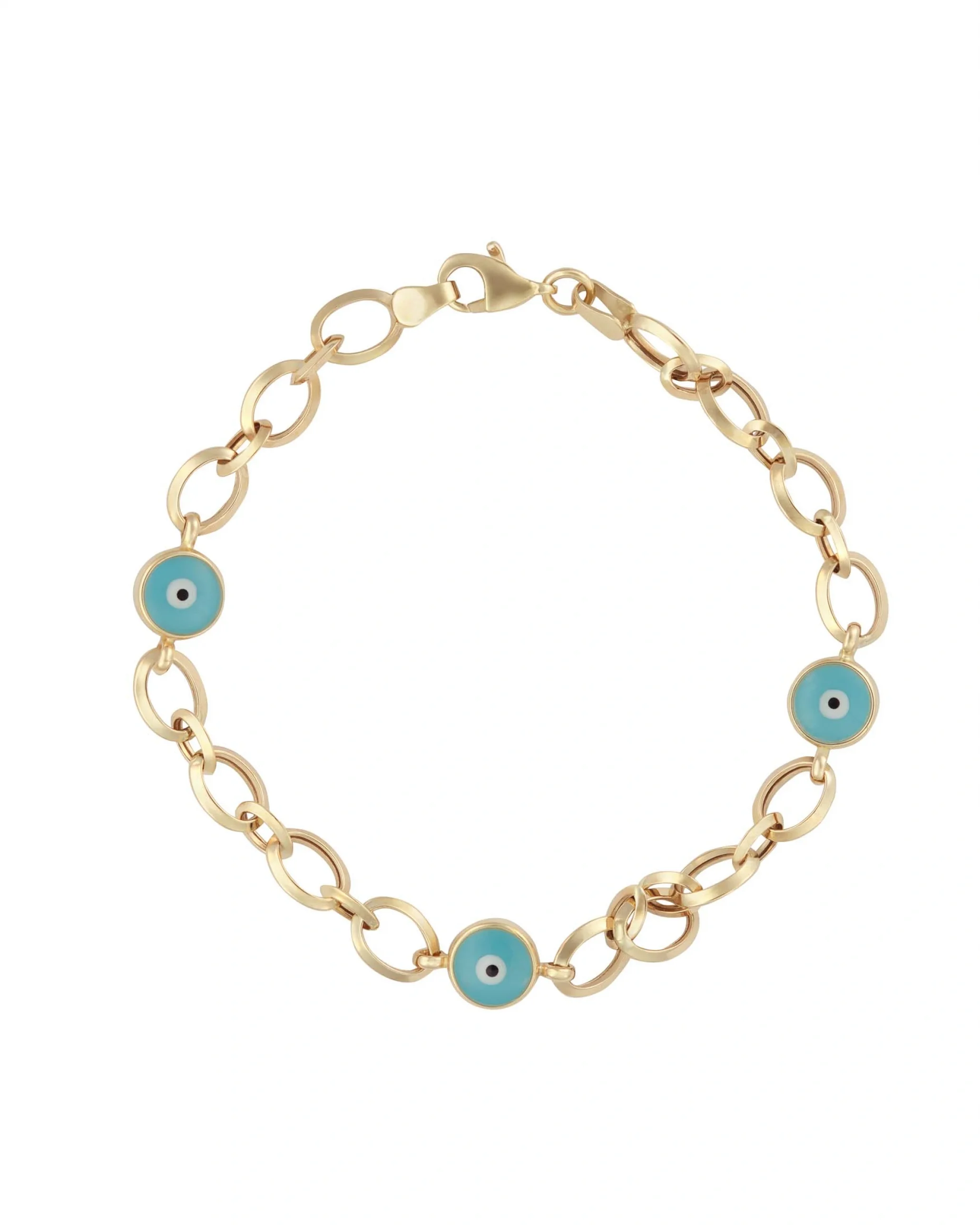 Oval Ataç Göz Bileklik