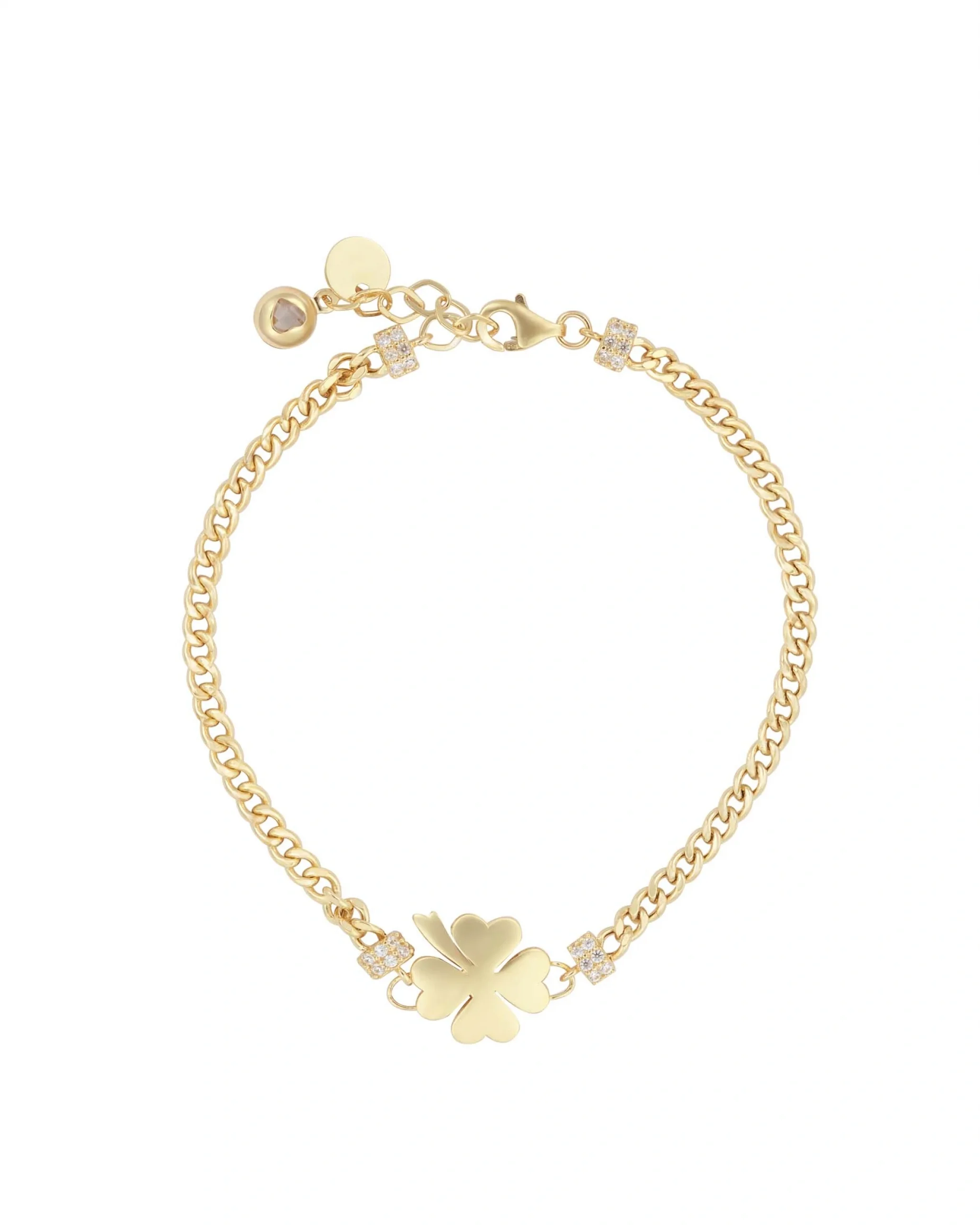 Dört Yapraklı Yonca Bileklik