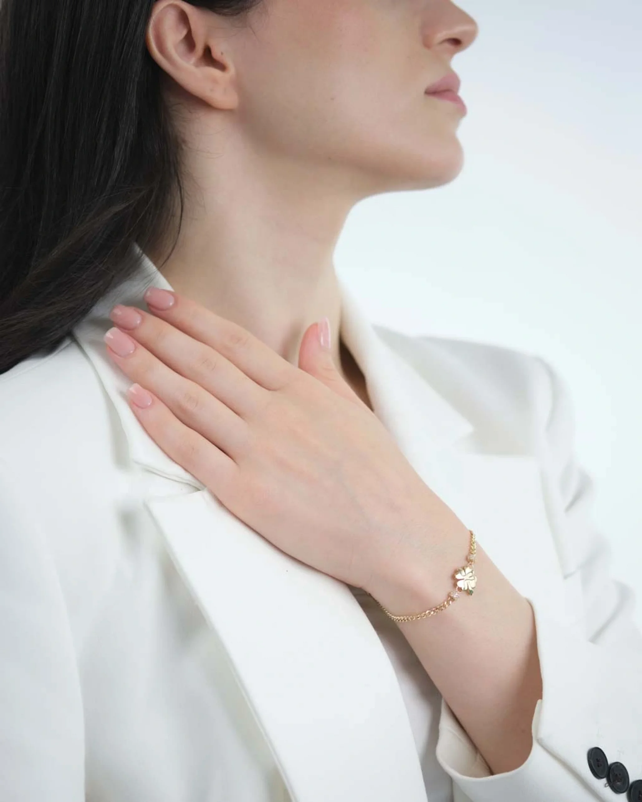 Dört Yapraklı Yonca Bileklik