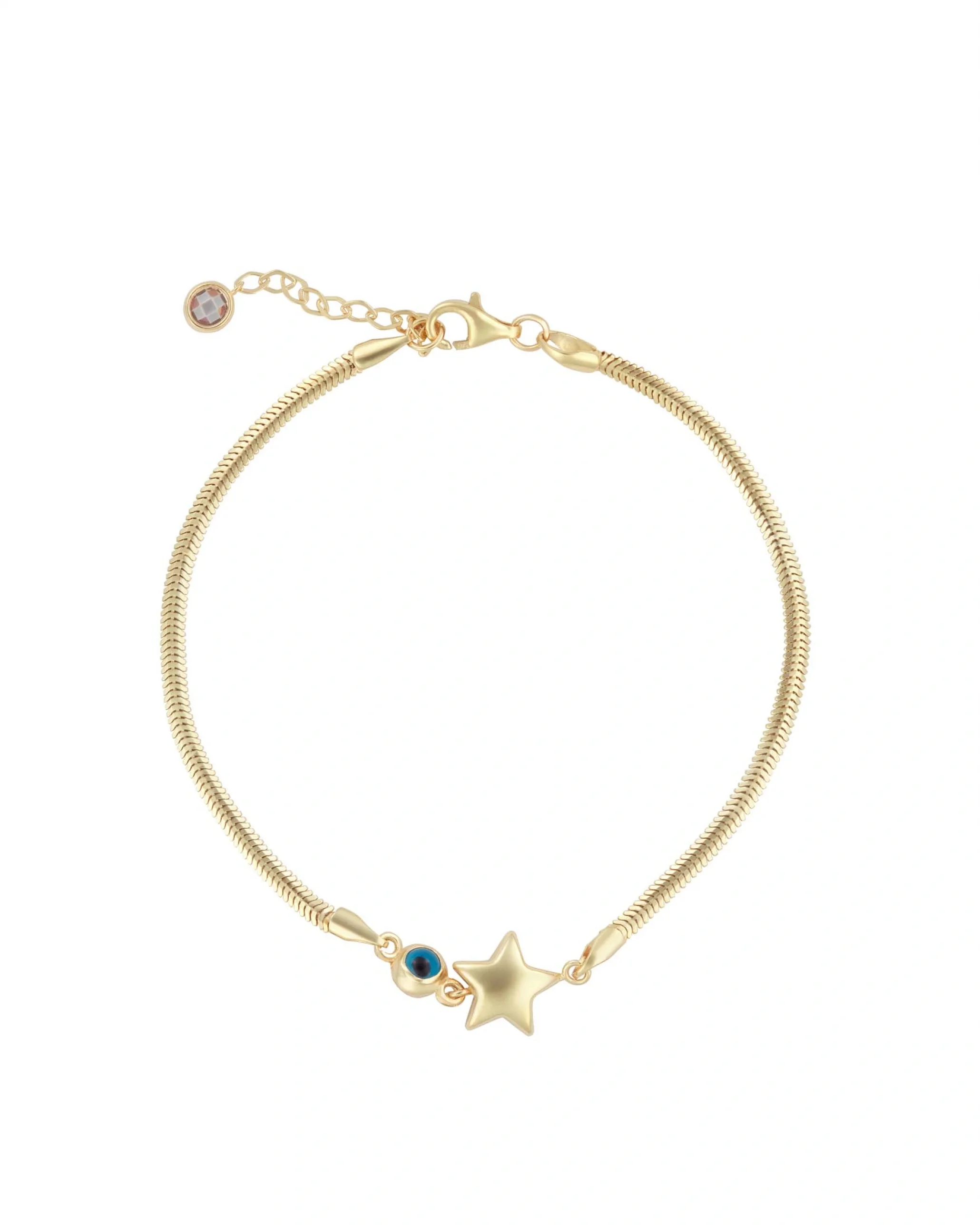 Balık Sırtı Yıldız Bileklik