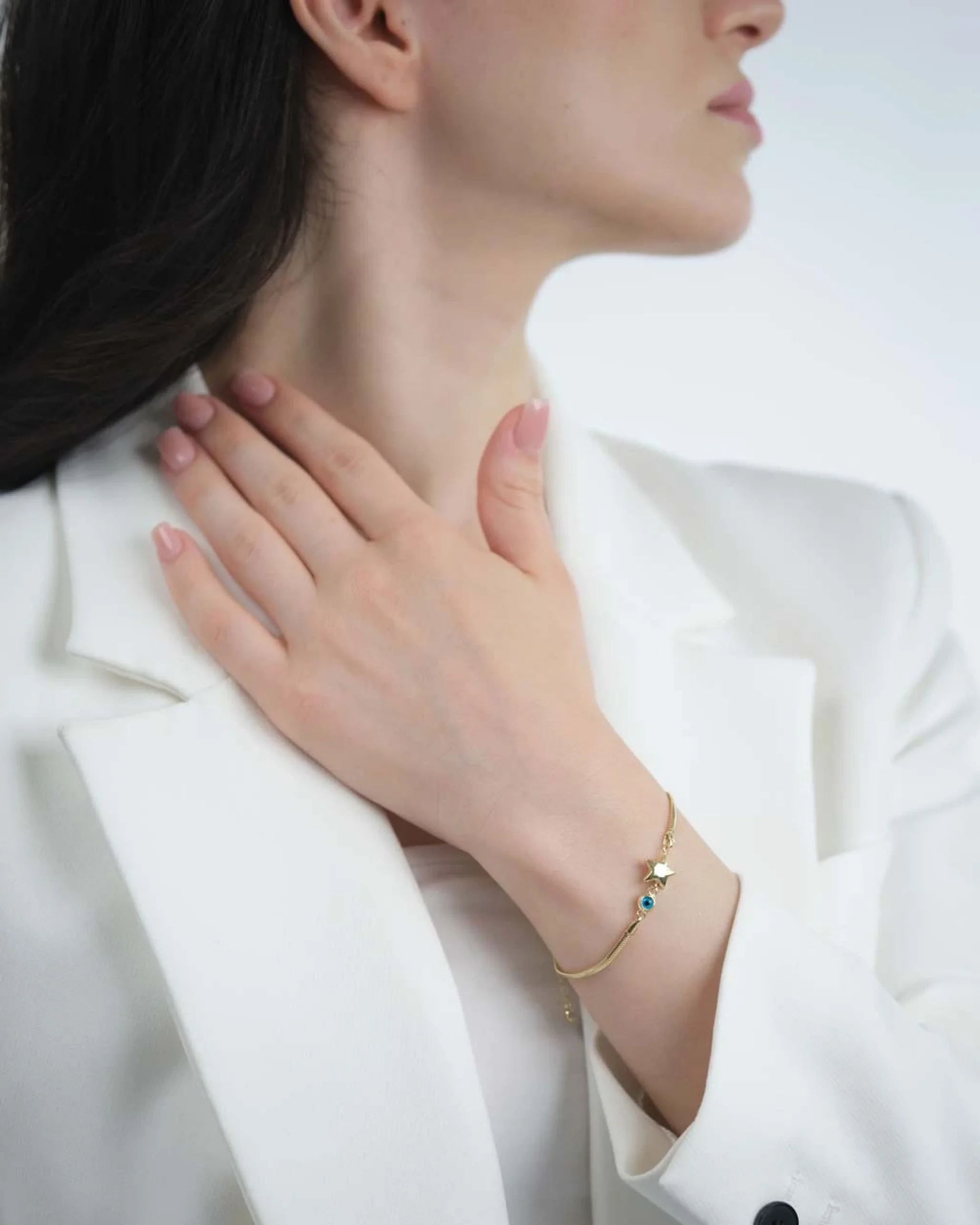 Balık Sırtı Yıldız Bileklik