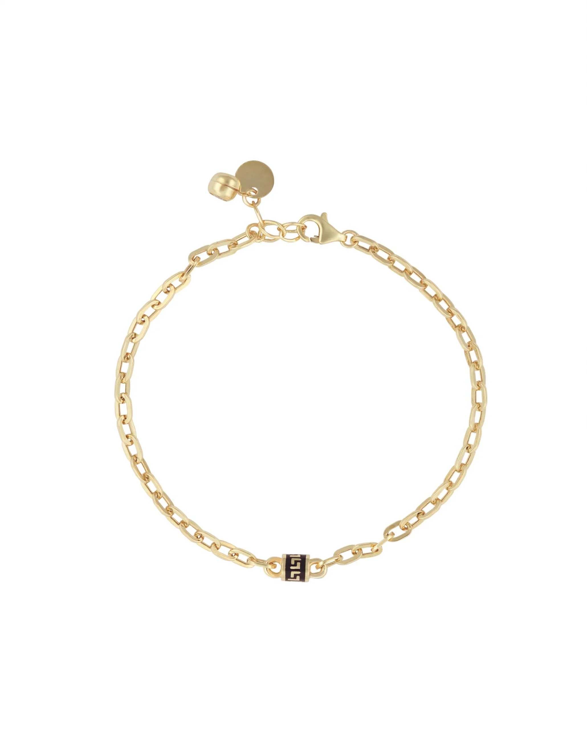 Siyah Mineli Unisex Bileklik