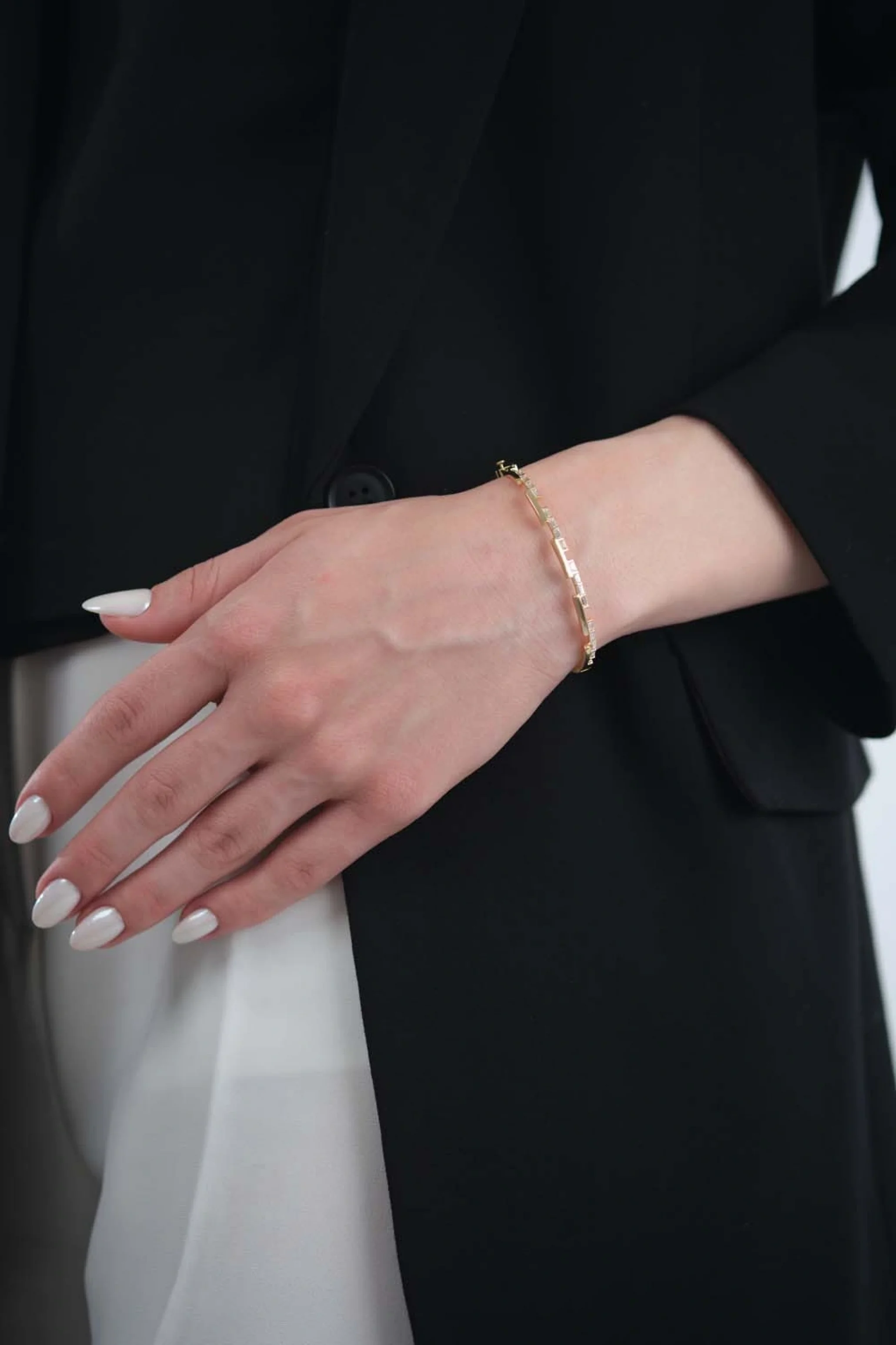 Baget Dizim Altın Kelepçe