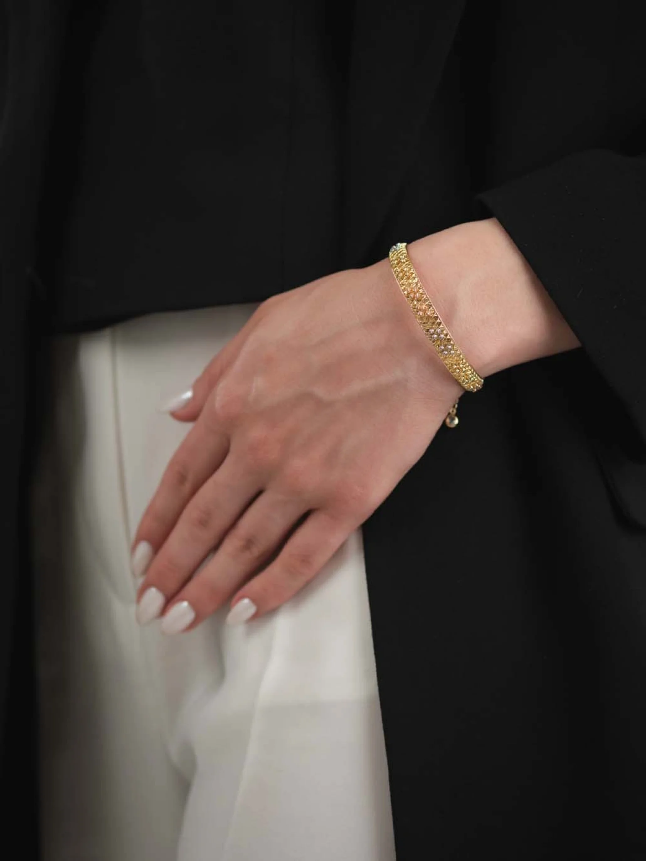 3 Renk Esnek Altın Kelepçe