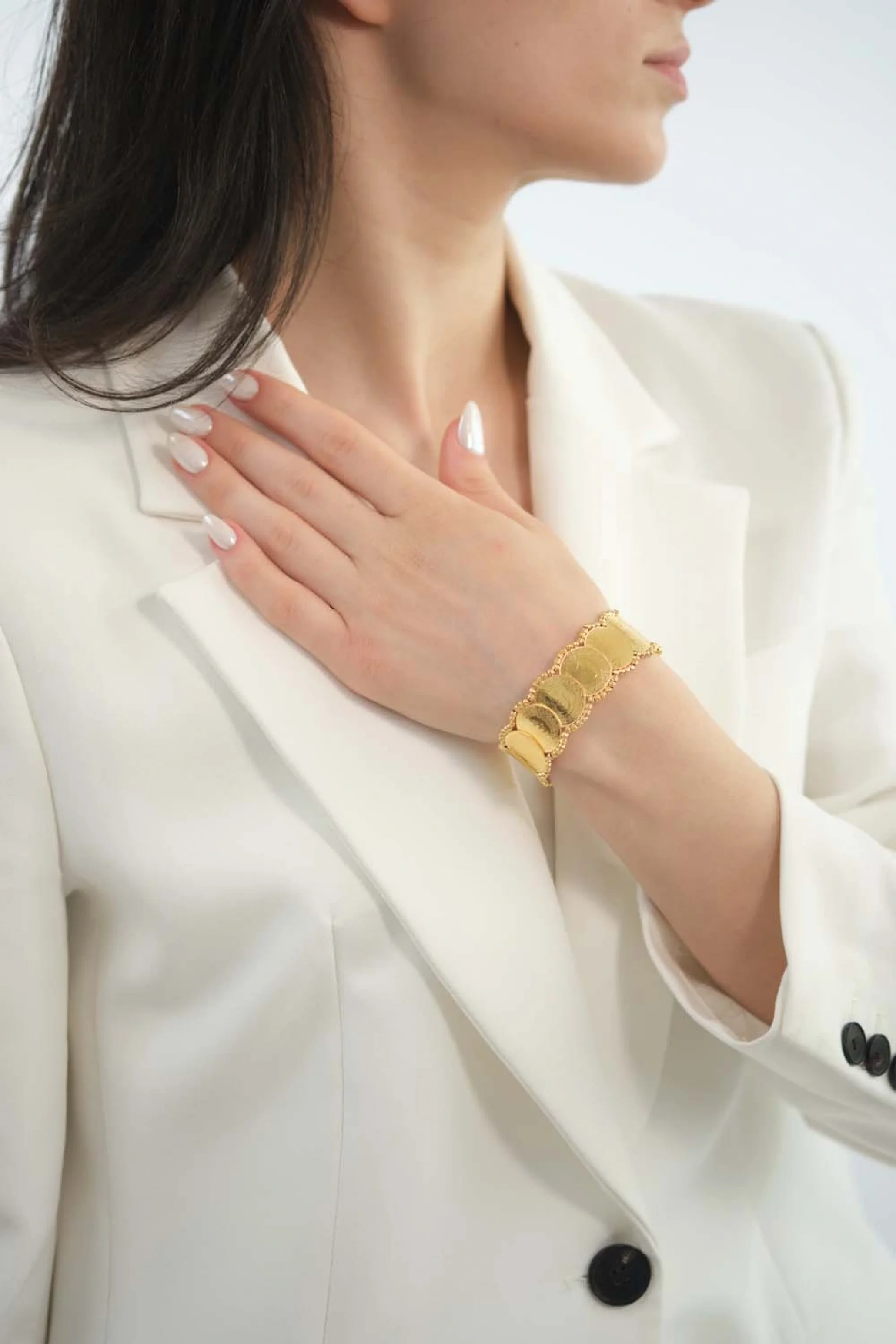 Dizme Çeyrek 22 Ayar Kelepçe