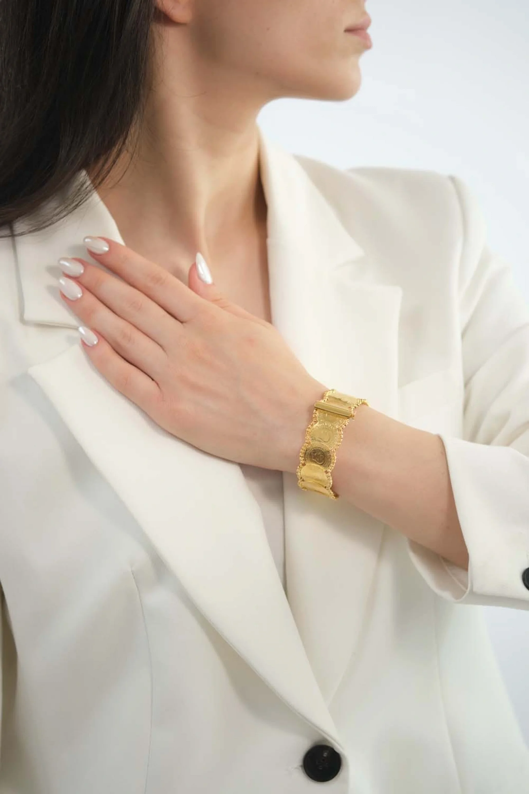 Dizme Çeyrek 22 Ayar Kelepçe