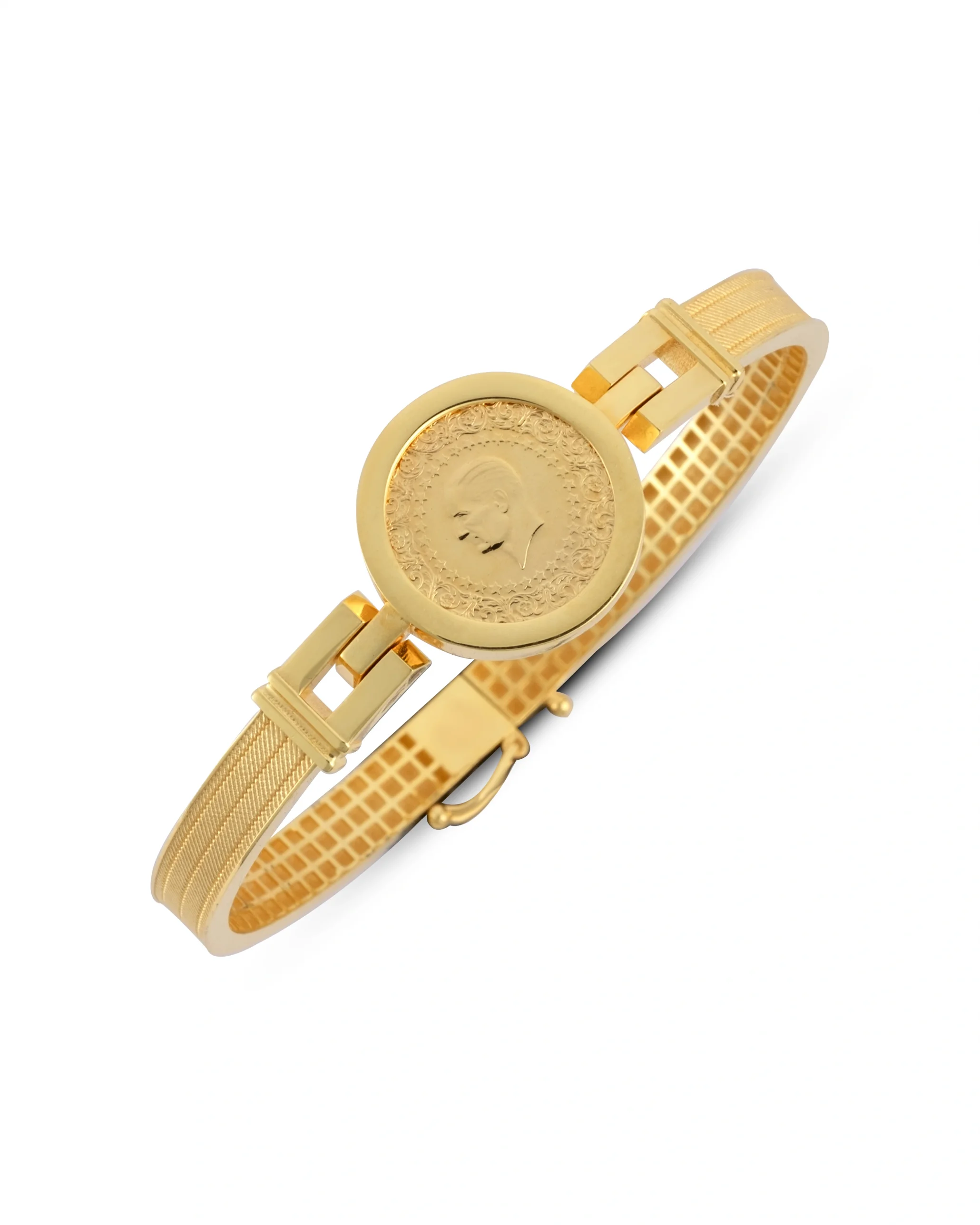 Hasır Kordon Paralı 22 Ayar Kelepçe