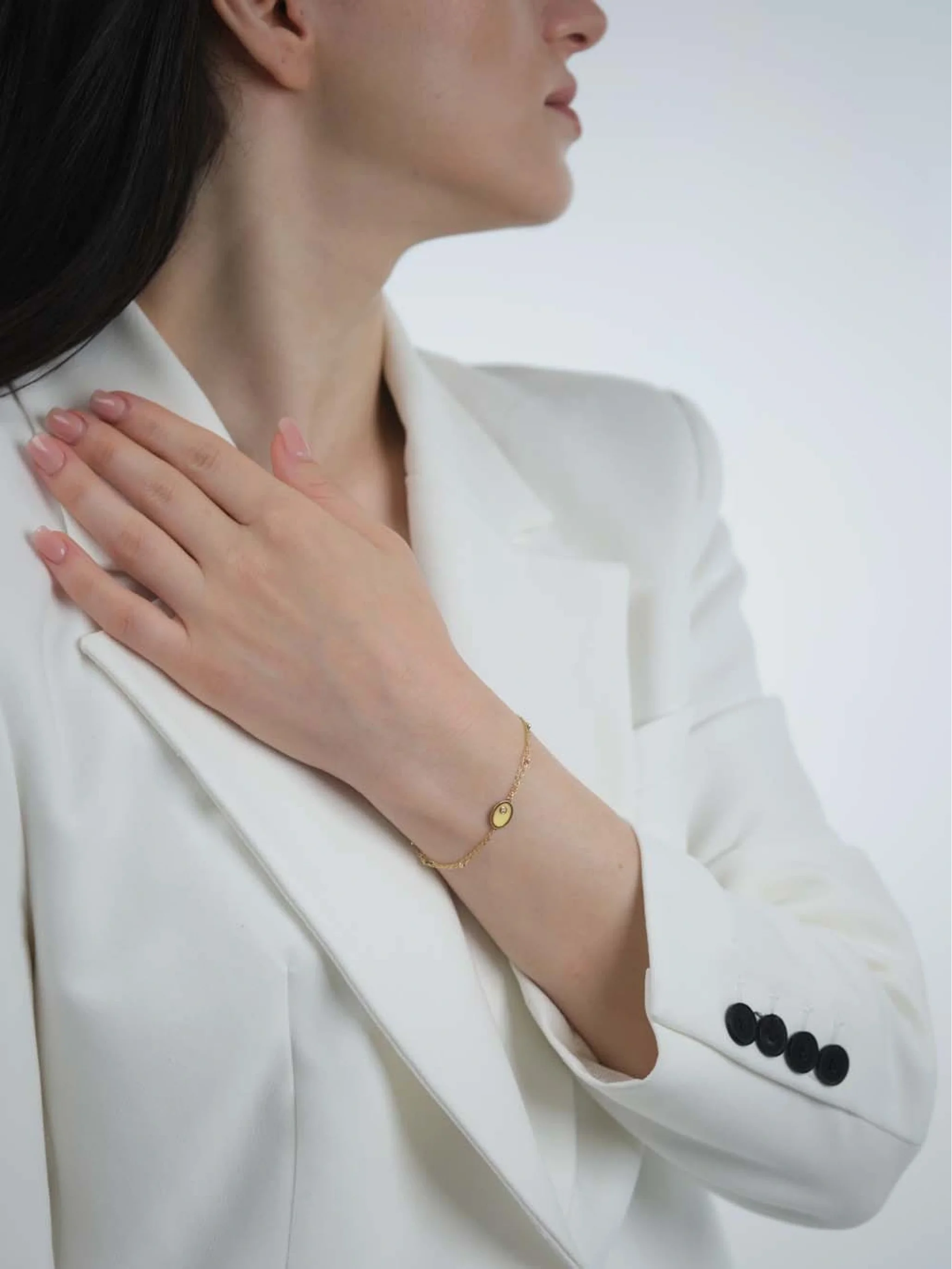 Sarı Mine Tektaş Altın Bileklik