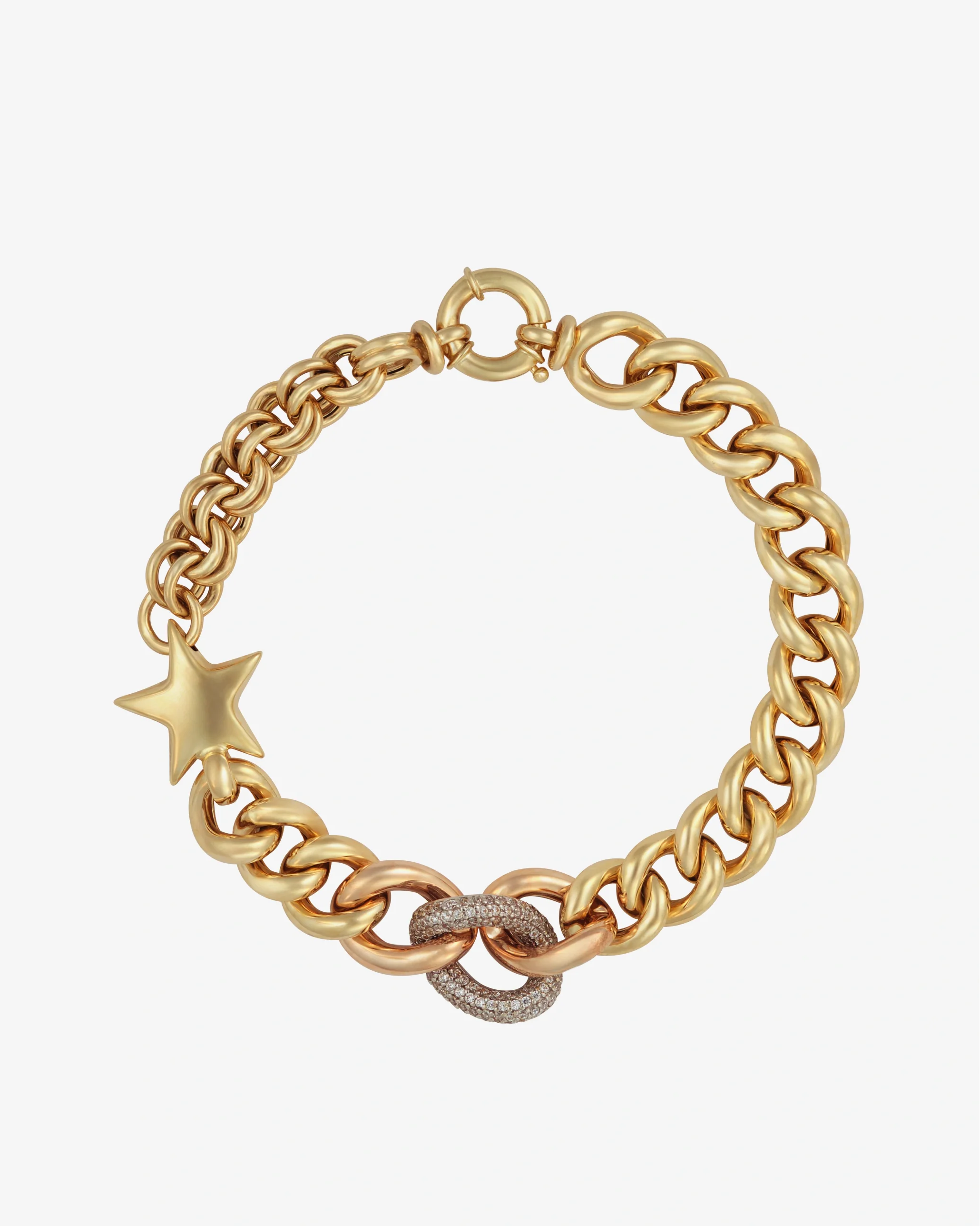 Yıldız Detay Tasarım Altın Bileklik