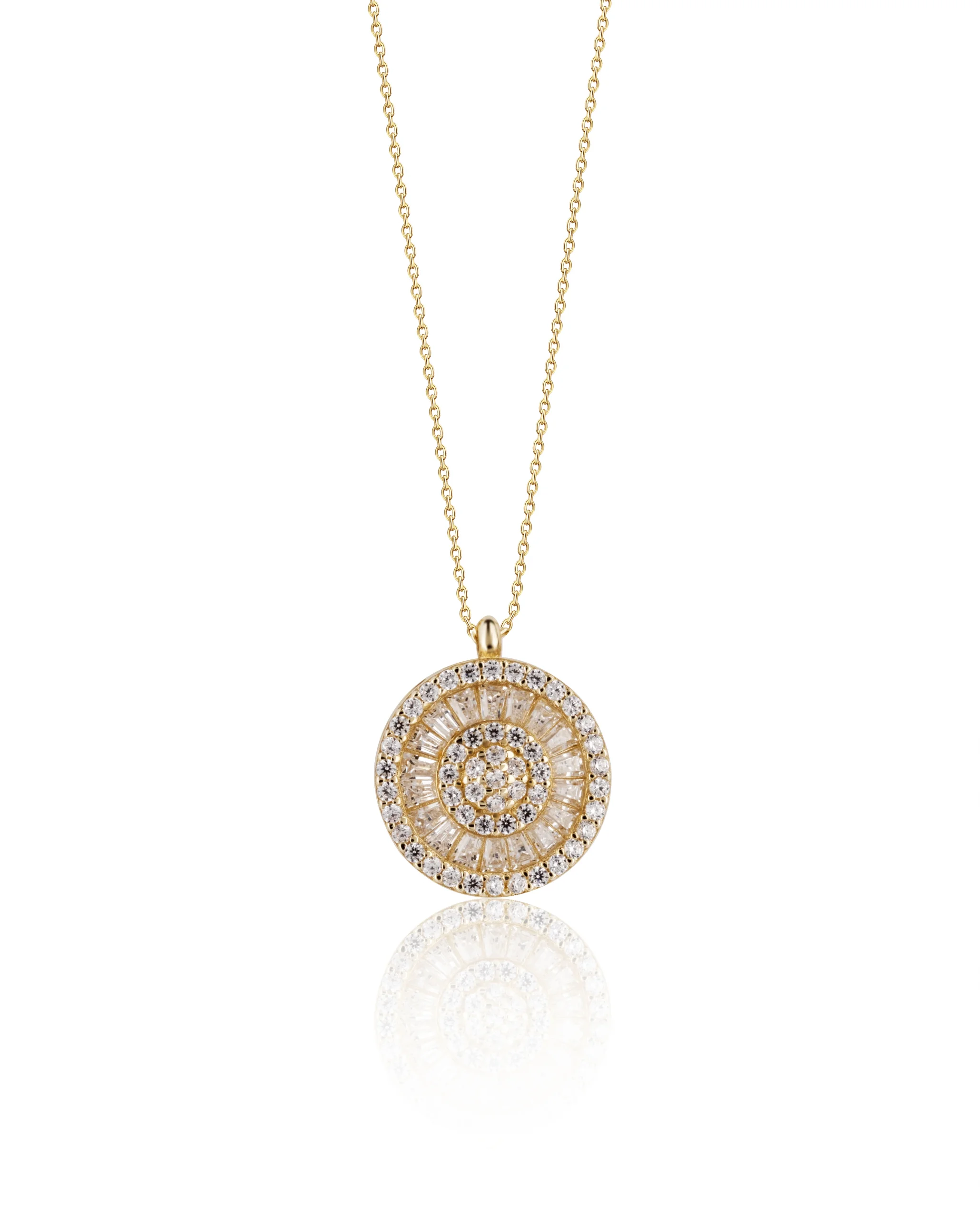 Işıltı Halkası Altın Kolye