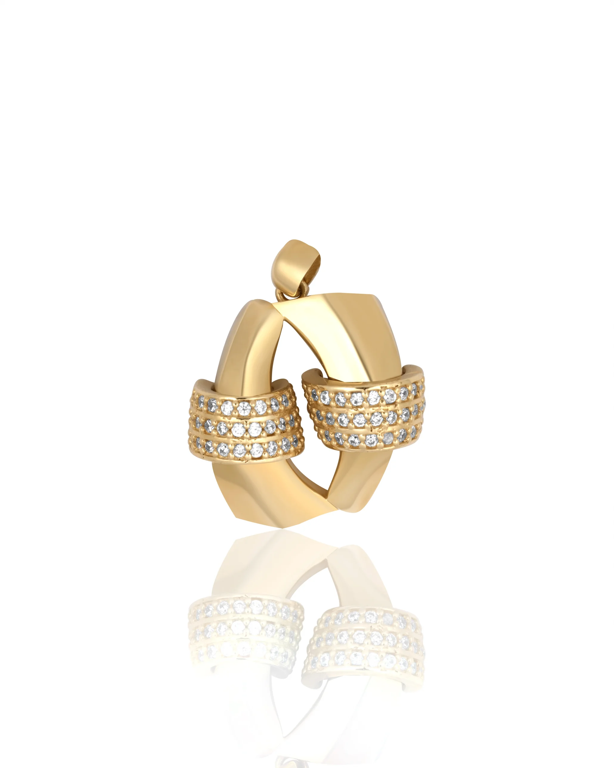 Simetri Altın Kolye Ucu