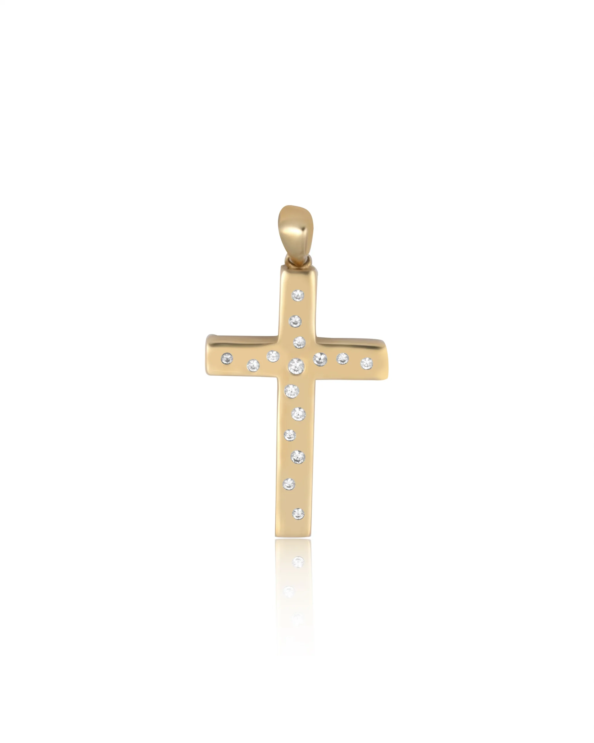 Taşlı Haç Kolye Ucu