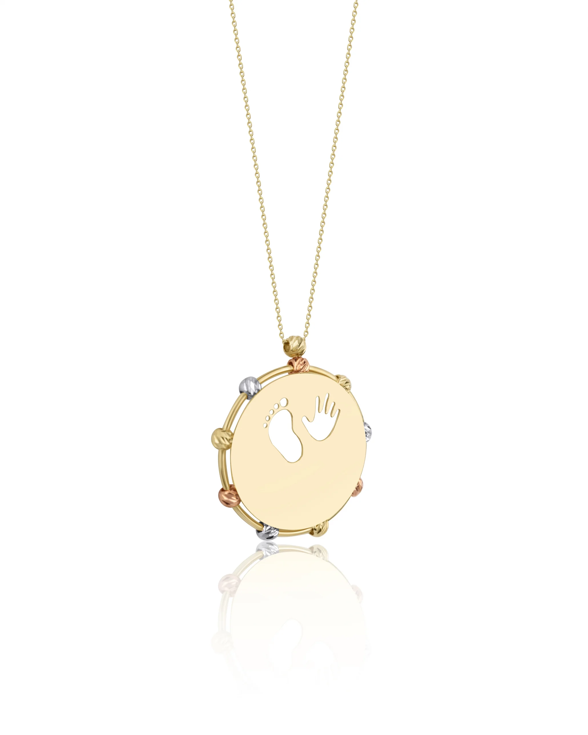 Anne Bebek Altın Kolye