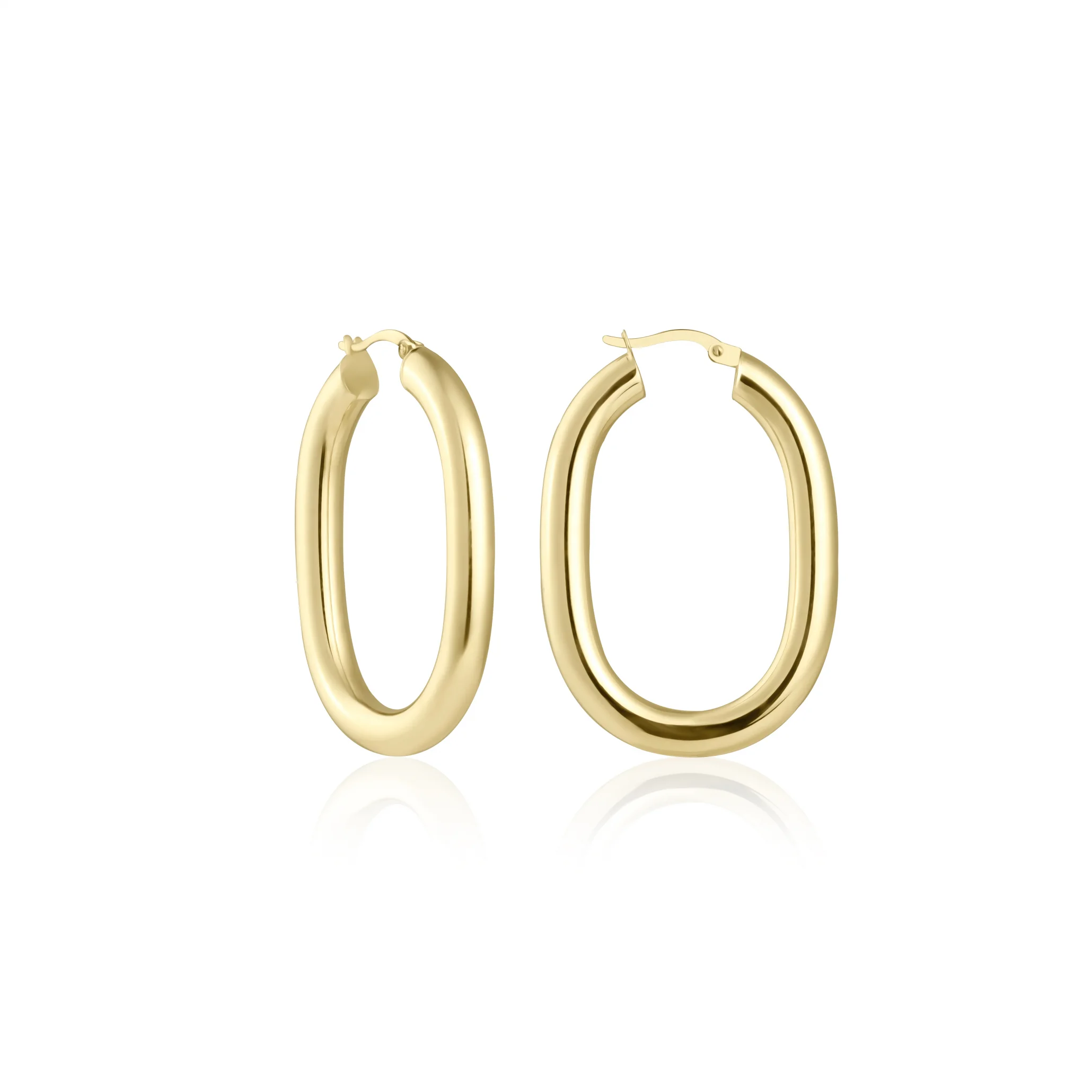 Geniş Halka Altın Küpe