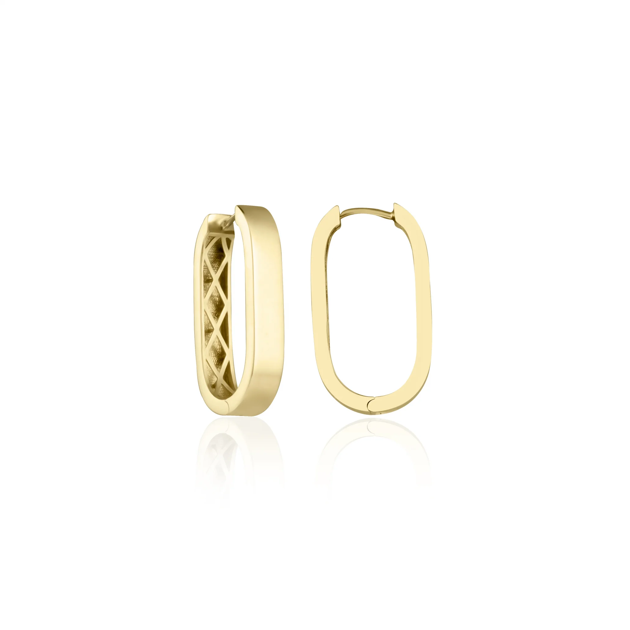 Gizli Kilit Füzyon Altın Küpe