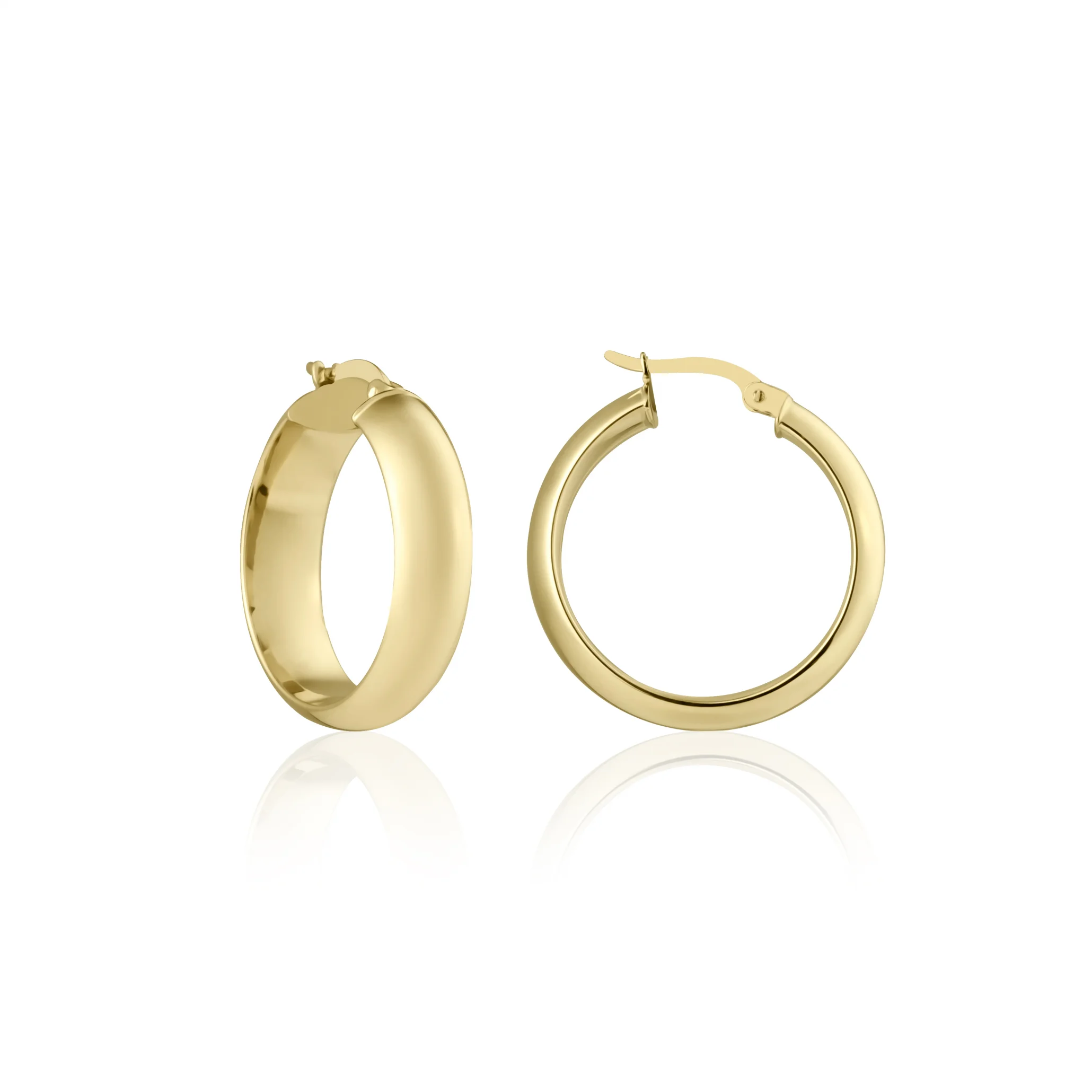 Halka Yüzük Altın Küpe