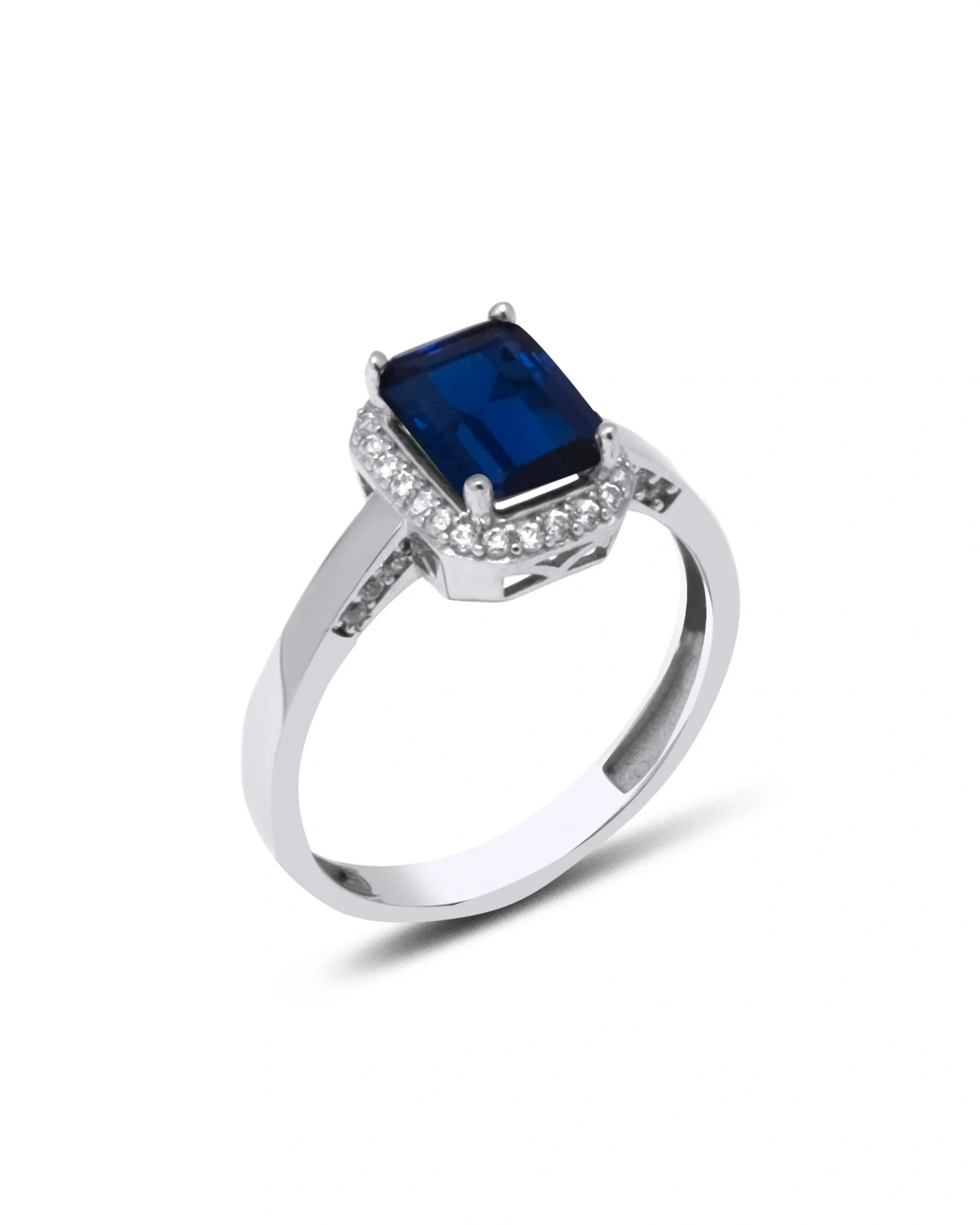 Safir Taş Altın Yüzük