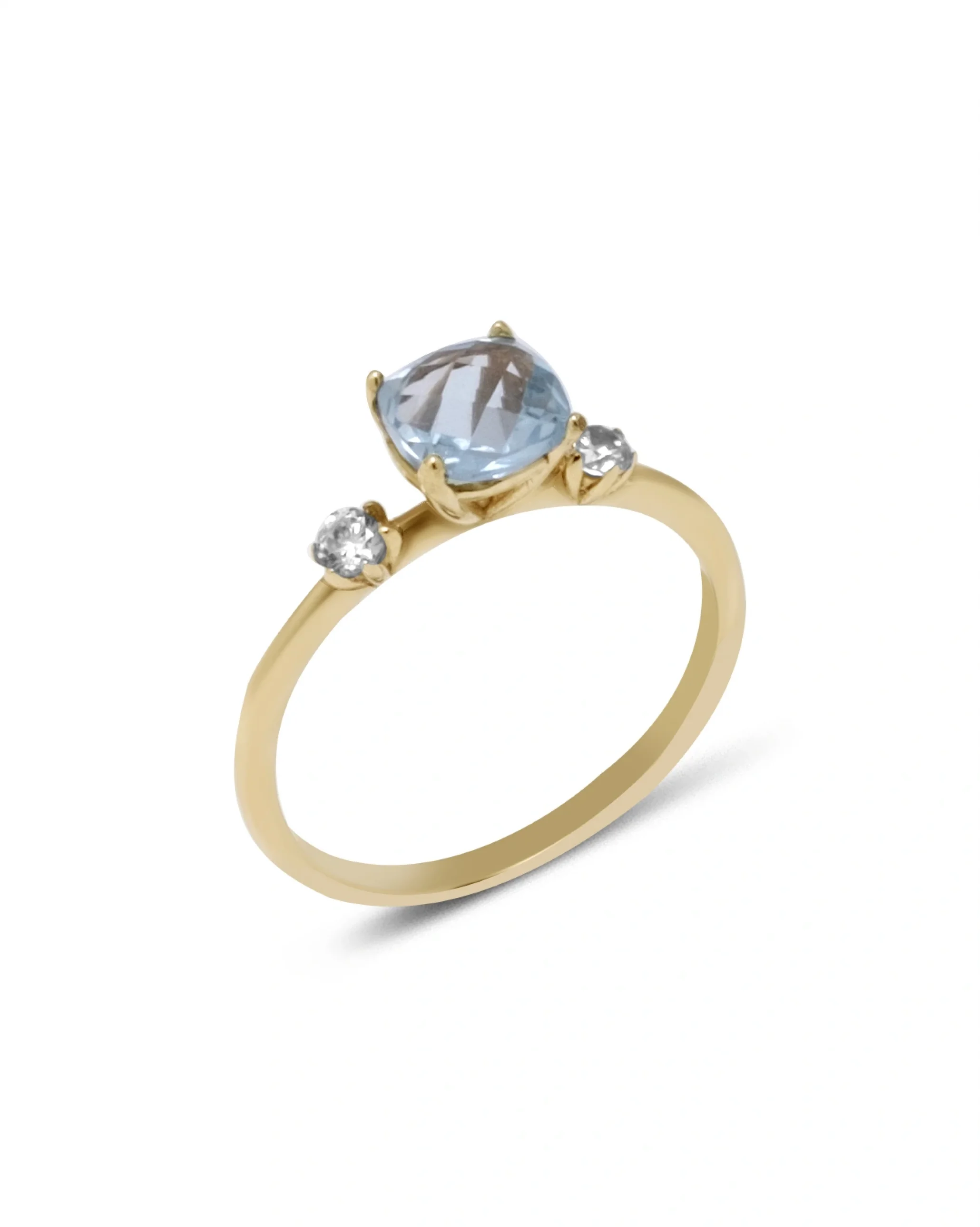 Turkuaz Taş Altın Yüzük