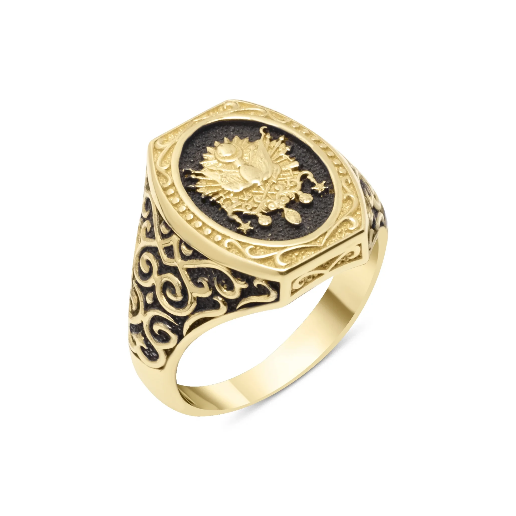 Osmanlı Tuğra Altın Erkek Yüzük