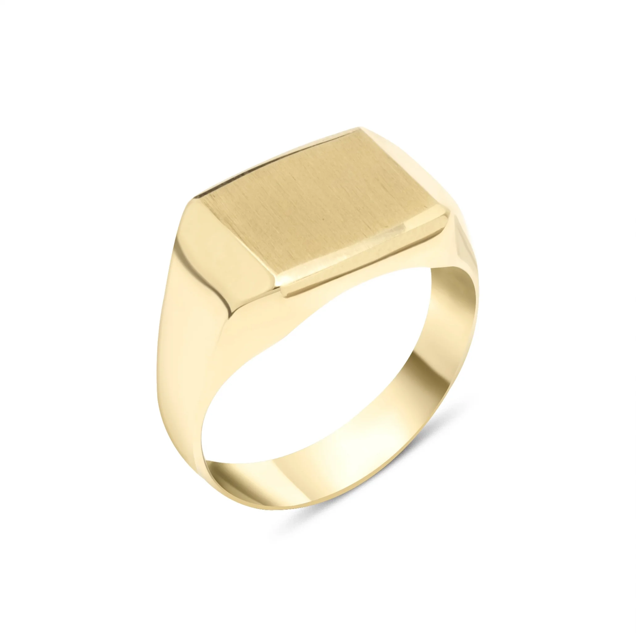 Sade Erkek Altın Yüzük