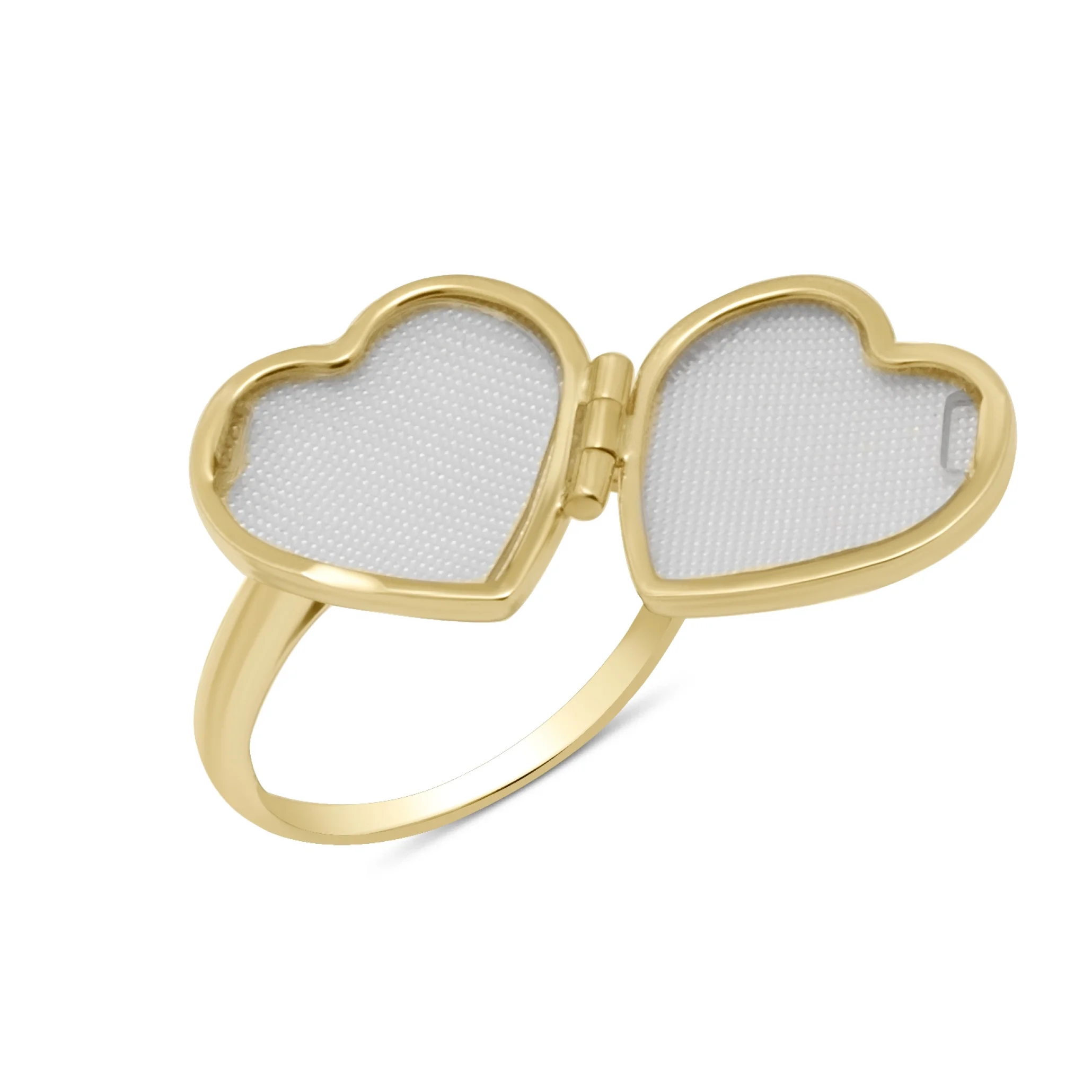 Kapaklı Kalp Altın Yüzük