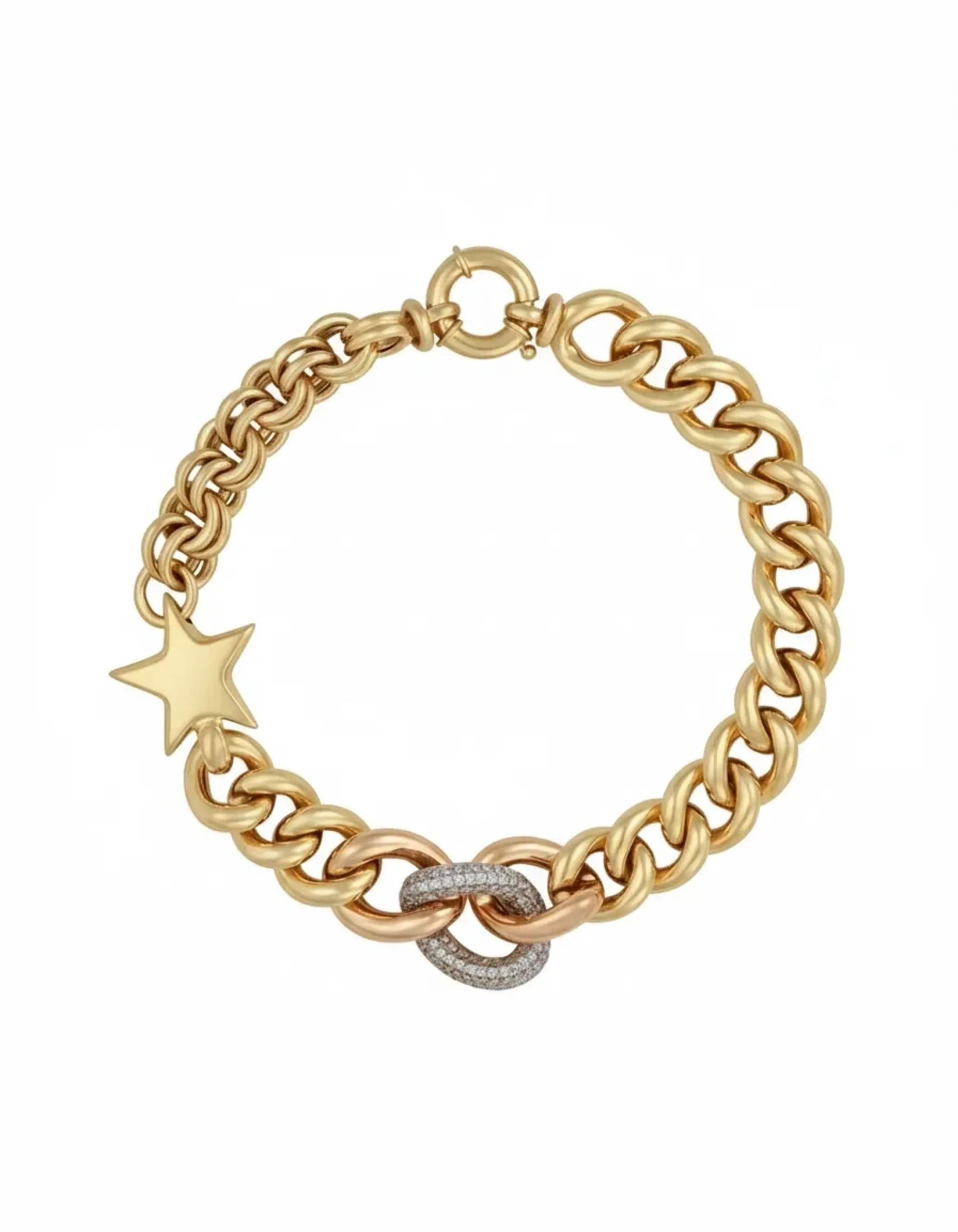 Yıldız Detay Tasarım Altın Bileklik