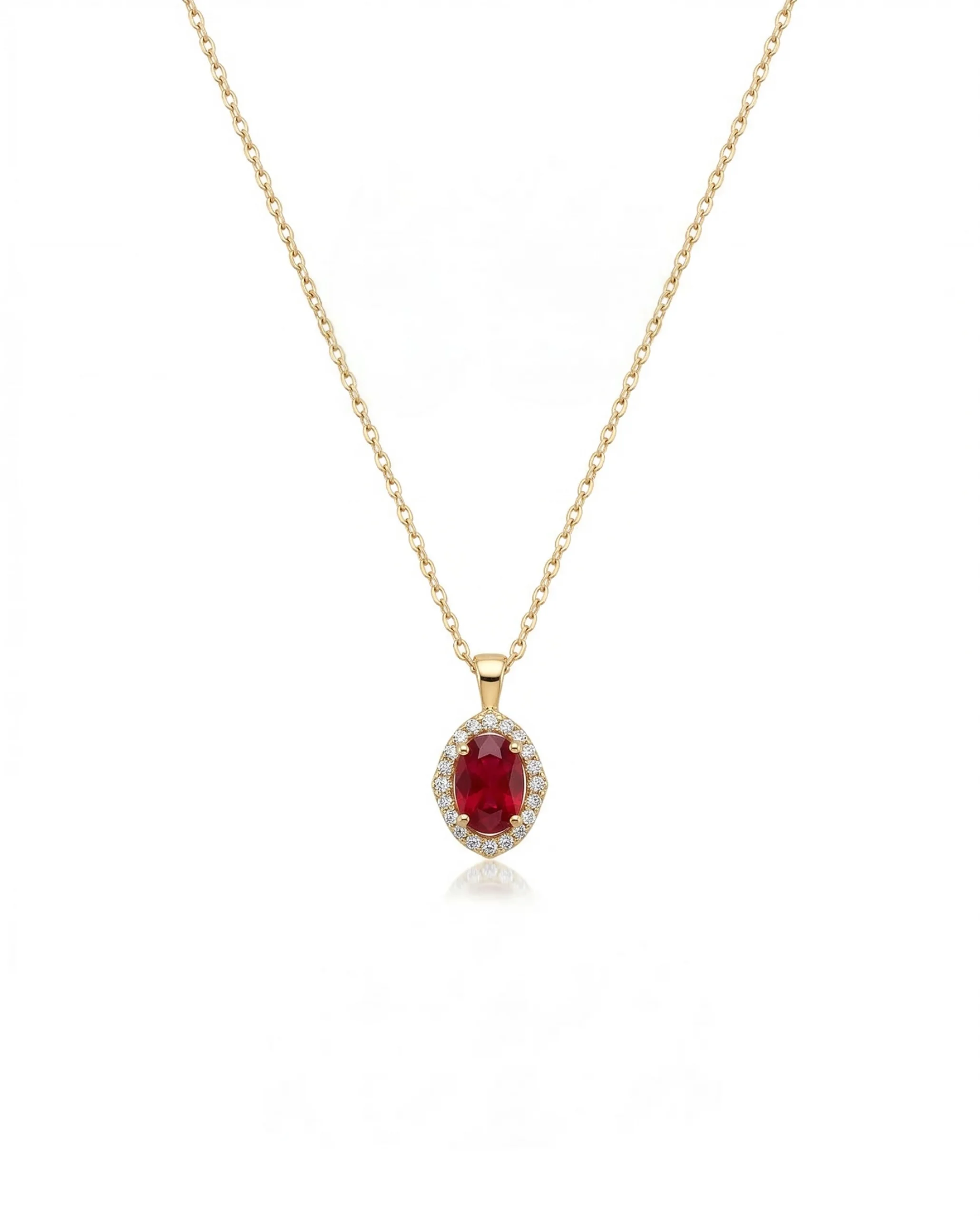 Yakut Pırlanta Kolye