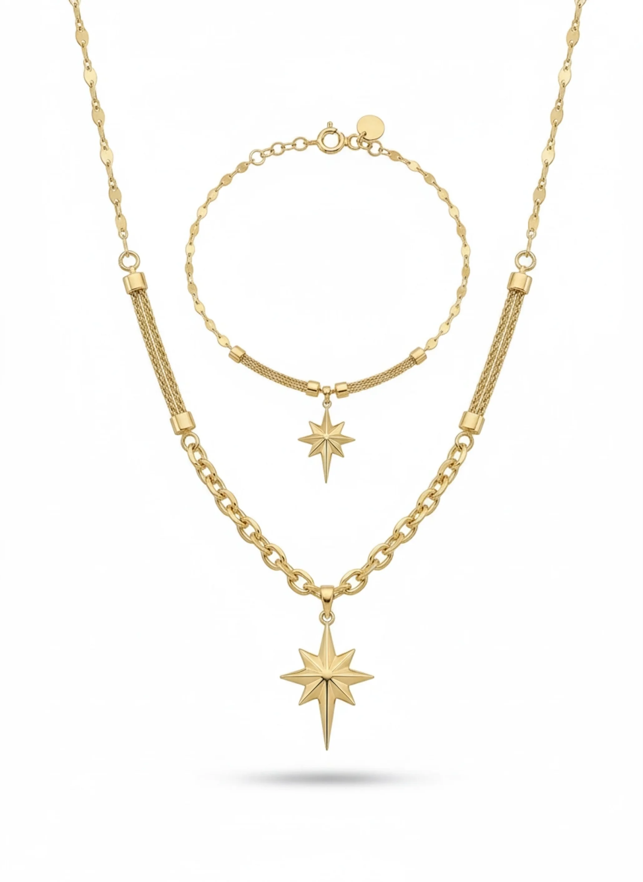 Kuzey Yıldızı Altın Bileklik