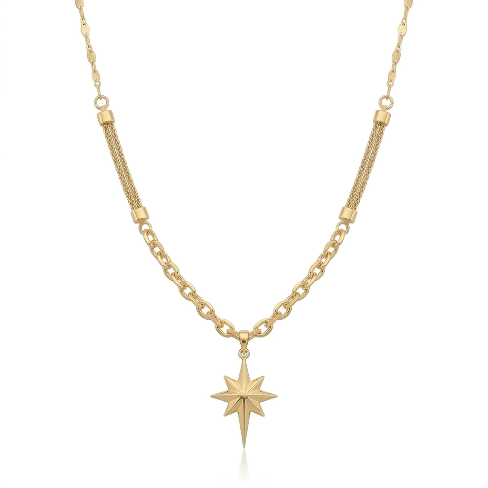 Kutup Yıldızı Altın Kolye