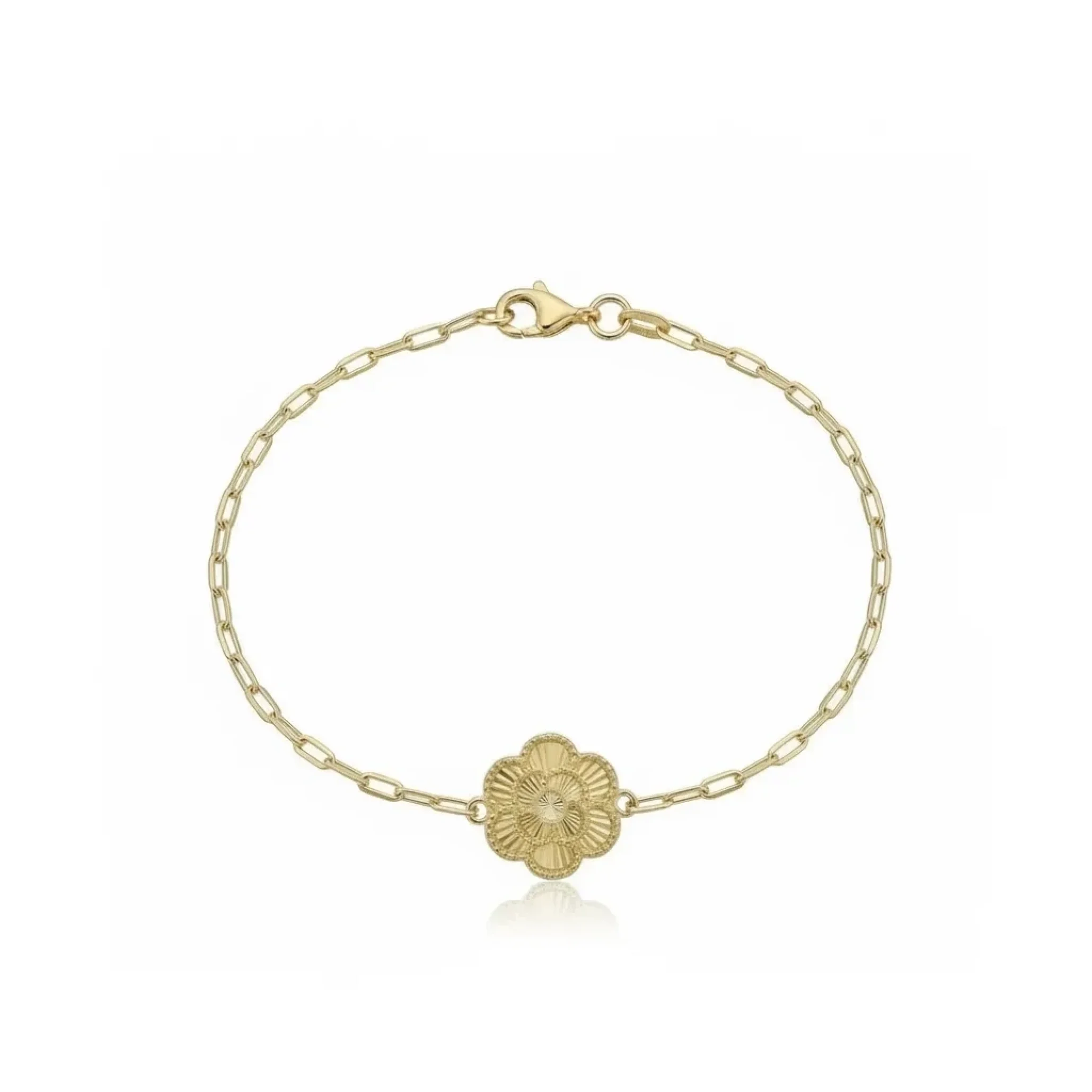 Çiçek Altın Bileklik