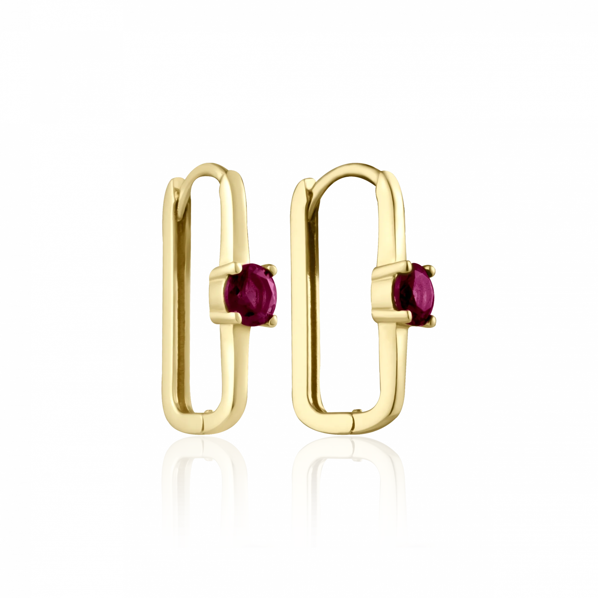 Kızıl Taş Ataç Altın Küpe