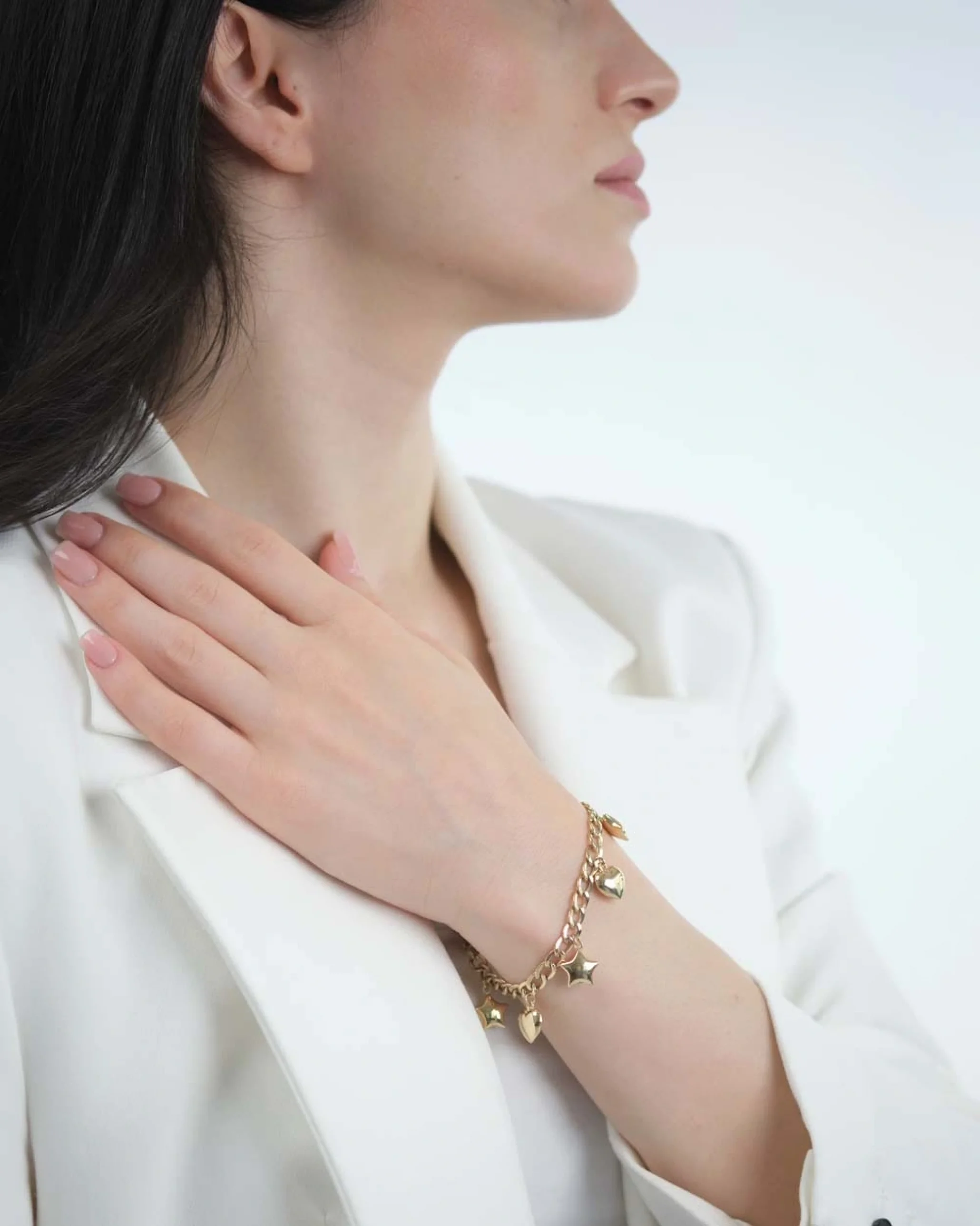 Yıldız Kalp Charmlı Bileklik