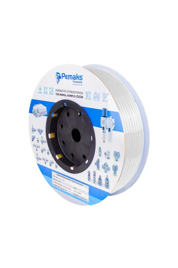 Beyaz Poliamid Pnömatik Hortum PHPA-BT-16x12 (PA12)